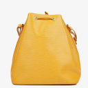 Louis Vuitton Petit Noe Yellow EPI Leather Shoulder Bag