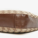 Gucci Monogram GG Canvas and Leather Hobo Shoulder Bag