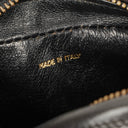 Chanel Vintage Camera Tassel Bag CC Black Quilted Leather