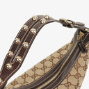 Gucci Beige/Brown Monogram GG Canvas Biba Shoulder Hobo Bag