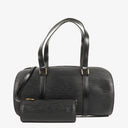 Louis Vuitton Soufflot Black EPI Leather Handbag