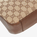 Gucci Monogram GG Canvas and Leather Hobo Shoulder Bag