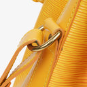 Louis Vuitton Petit Noe Yellow EPI Leather Shoulder Bag