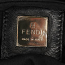 Fendi Vintage Neoprene Black Half-Moon Hobo Bag