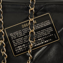 Chanel Vintage Camera Tassel Bag CC Black Quilted Leather