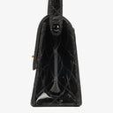 Chanel Top Handle Black Patent Leather Bag