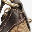 Gucci Beige/Brown Monogram GG Canvas Biba Shoulder Hobo Bag
