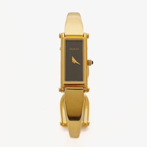 Gucci 1500L Rectangular Stainless Steel Watch