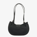 Fendi Vintage Neoprene Black Half-Moon Hobo Bag