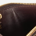 Louis Vuitton Pochette Amarante Monogram Vernis Cles Key and Change Holder