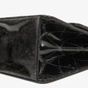 Chanel Top Handle Black Patent Leather Bag