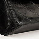 Chanel Top Handle Black Patent Leather Bag