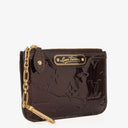 Louis Vuitton Pochette Amarante Monogram Vernis Cles Key and Change Holder