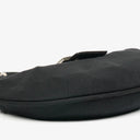 Fendi Vintage Neoprene Black Half-Moon Hobo Bag