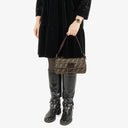 Fendi Zucca Baguette Shoulder Bag