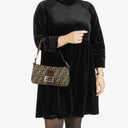 Fendi Zucca Baguette Shoulder Bag