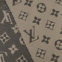 Louis Vuitton Logomania Wool Silk Scarf Grey