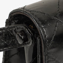 Chanel Top Handle Black Patent Leather Bag