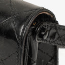 Chanel Top Handle Black Patent Leather Bag