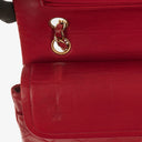 Chanel Vintage Classic Medium Double Flap Bag in Quilted Red Lambskin with 24-karat Gold-Plated Hardware