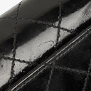 Chanel Top Handle Black Patent Leather Bag