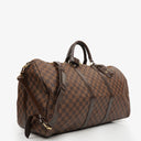 Louis Vuitton Keepall 55 Bandoulière Damier Ebene Travel Bag