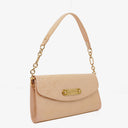 Louis Vuitton Beige Cream Monogram Vernis Sunset Boulevard Bag
