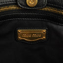 Sac satchel Miu Miu Vitello noir