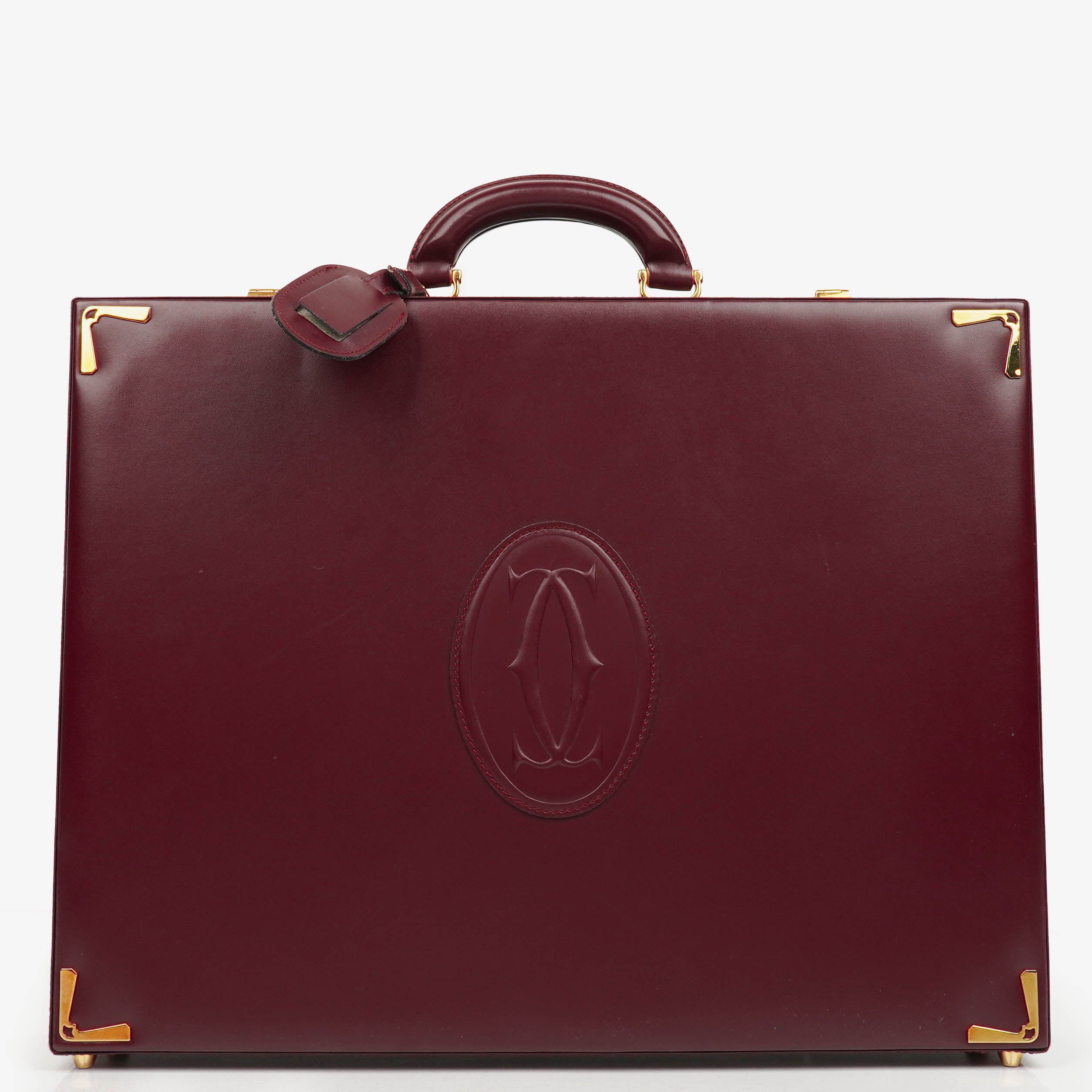 Cartier Must de Cartier Burgundy Briefcase
