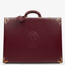Cartier Must de Cartier Burgundy Briefcase