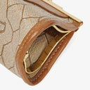 Christian Dior Honeycomb Canvas Coin Case