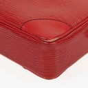 Louis Vuitton Porte-Documents Voyage Red EPI Leather Briefcase