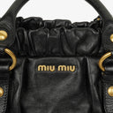 Sac satchel Miu Miu Vitello noir