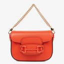Gucci Orange Horsebit 1955 Flap Mini Shoulder Bag
