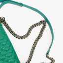 Chanel Old Medium Boy Flap-väska Grönt Lackläder Ruthenium Detaljer