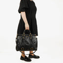 Sac satchel Miu Miu Vitello noir
