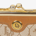 Christian Dior Honeycomb Canvas Coin Case