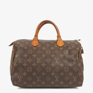 Louis Vuitton Speedy 30 Monogram Canvas Handbag