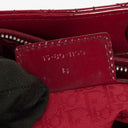 Dior Lady Dior Vintage Patent Calfskin Handbag