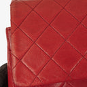 Chanel Vintage Classic Medium Double Flap Bag in Quilted Red Lambskin with 24-karat Gold-Plated Hardware