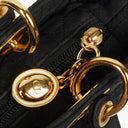 Christian Dior Lady Dior Black Nylon Cannage Bag