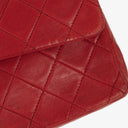 Chanel Vintage Classic Medium Double Flap Bag in Quilted Red Lambskin with 24-karat Gold-Plated Hardware
