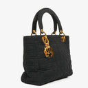 Christian Dior Lady Dior Black Nylon Cannage Bag