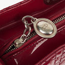 Dior Lady Dior Vintage Patent Calfskin Handbag