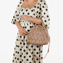 Miu Miu Matelasse Leather Tote Bag