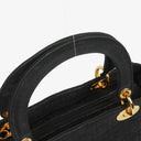 Christian Dior Lady Dior Black Nylon Cannage Bag