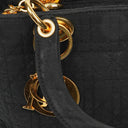 Christian Dior Lady Dior Black Nylon Cannage Bag