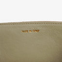 Chanel Beige Quilted Leather Vintage Full Flap Wallet On Chain WOC With Gold-Tone Hardware