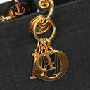 Christian Dior Lady Dior Black Nylon Cannage Bag