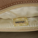 Chanel Beige Quilted Leather Vintage Full Flap Wallet On Chain WOC With Gold-Tone Hardware